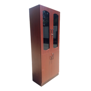 2-Door Wooden Bookcase