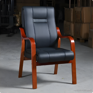 High back executive leather visitor chair