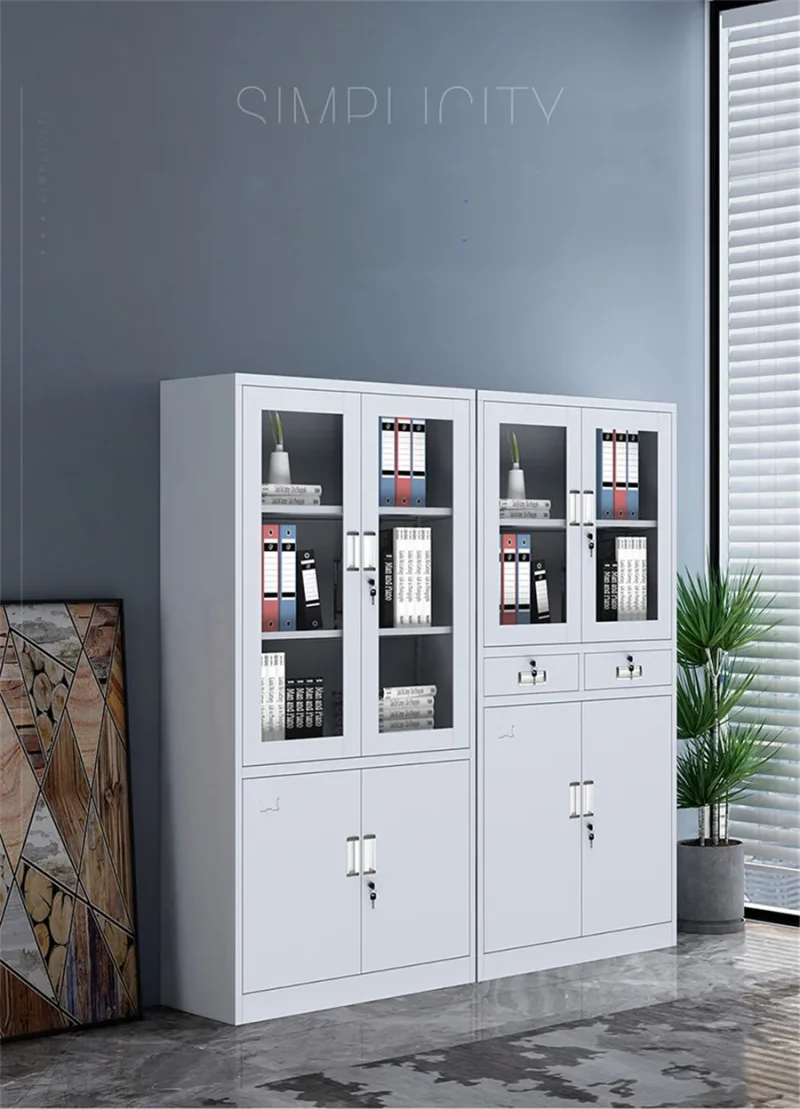 2-Door half-glass office cabinet - Image 6