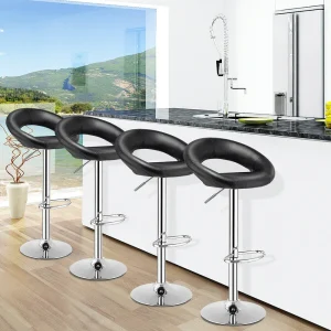 Modern height swivel barstool