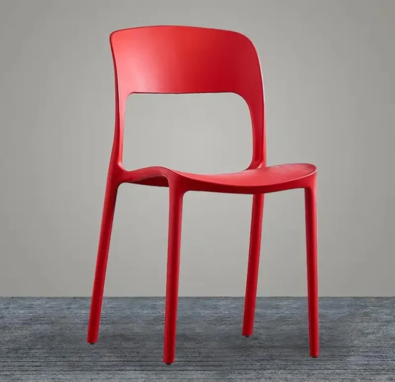 Bistro stackable plastic chairs - Image 8