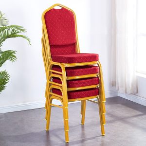 Red banquet meeting chair