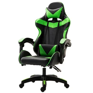 Gaming chair with massage cushions