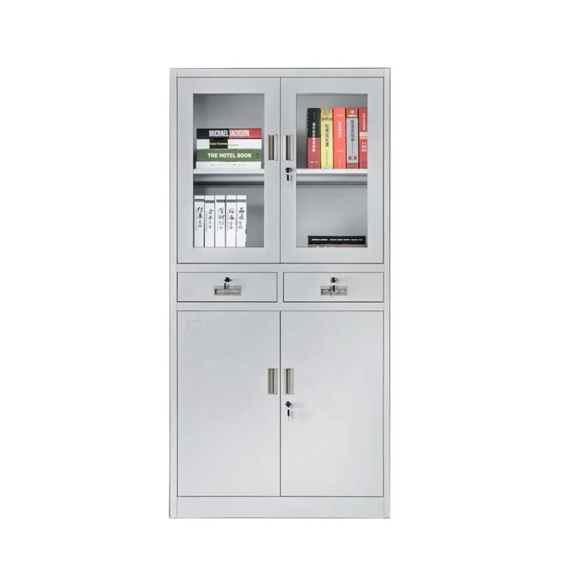 2-Door half-glass office cabinet - Image 3