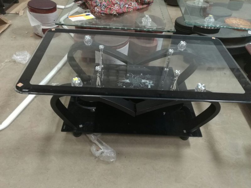 Reception Glass Office Coffee Table - Image 2