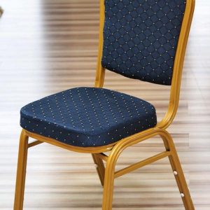 Blue banquet stackable chair