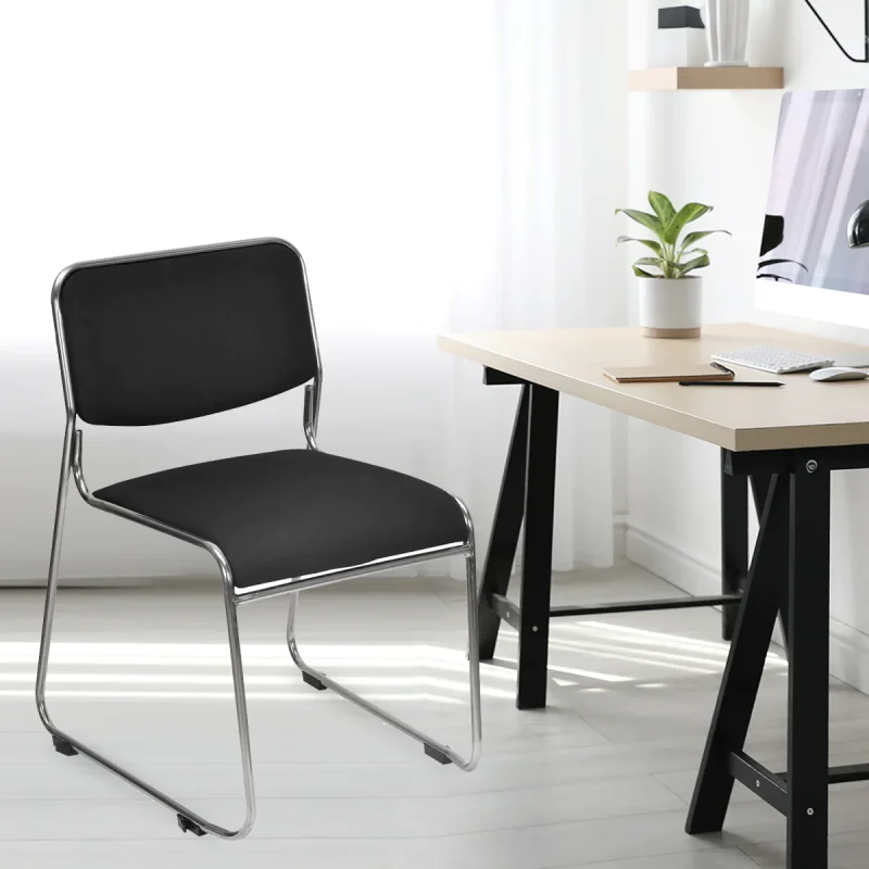 chrome office visitor seat(stackable) - Image 7