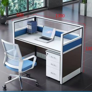 1-way modern office workstation