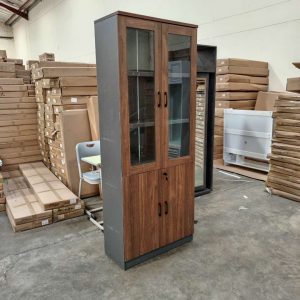 2-door wooden cabinet