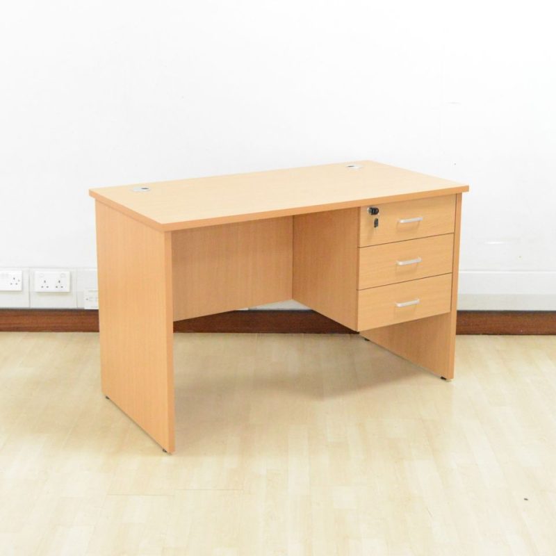 1.0m office desk-cherry - Image 2