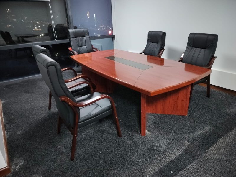 2.4m modern boardroom table - Image 2