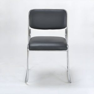 Low back chrome visitor chair