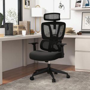 Mesh reclining executive office chair