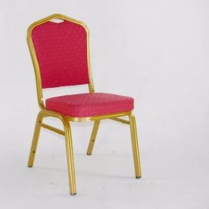 Stackable red conference chair