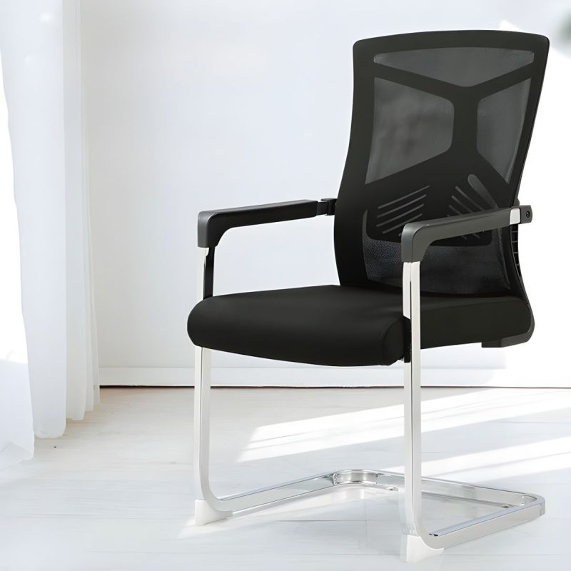 Ergonomic  mesh office visitor seat