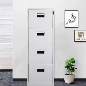 Lockable 4-drawer office filing cabinet