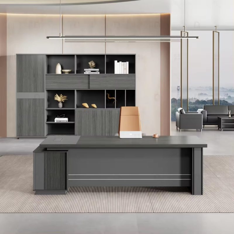 1.8m L-shaped executive office desk