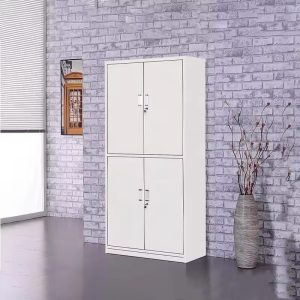 4-door steel lockable filing cabinet