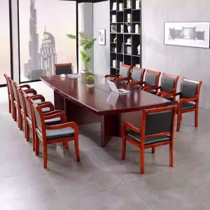 10-seater oval conference table