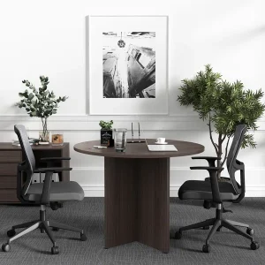 4-seater round boardroom table-1.2m