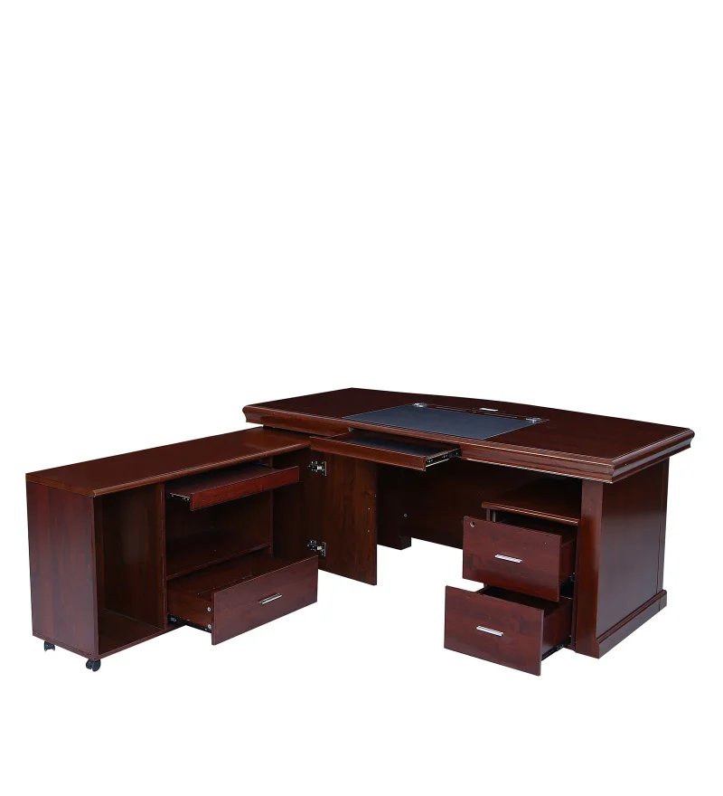 1.4m L-shaped executive desk - Image 2