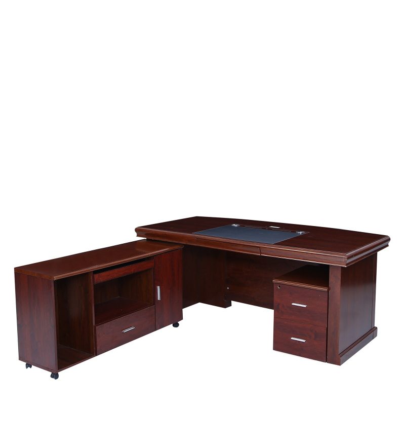 1.4m L-shaped executive desk - Image 3