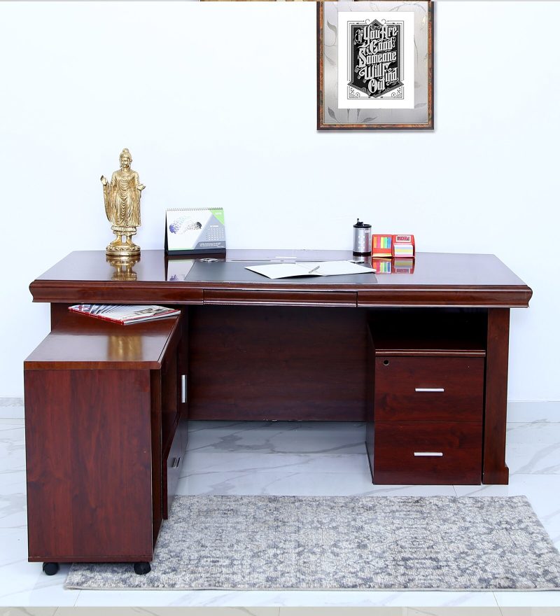 1.4m L-shaped executive desk