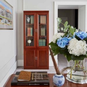 2-door office wooden filing cabinet