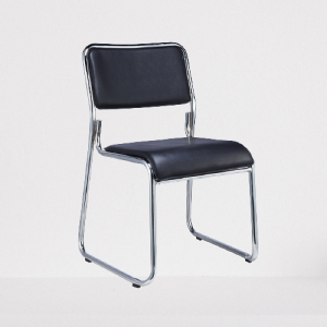 Stackable chrome office chairs