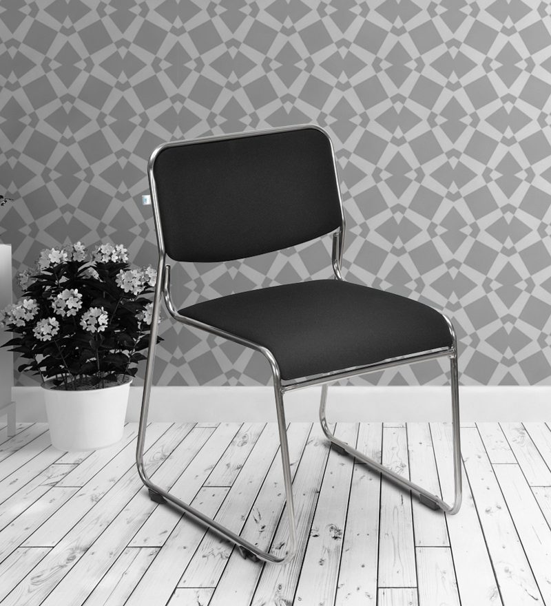 chrome office visitor seat(stackable) - Image 2