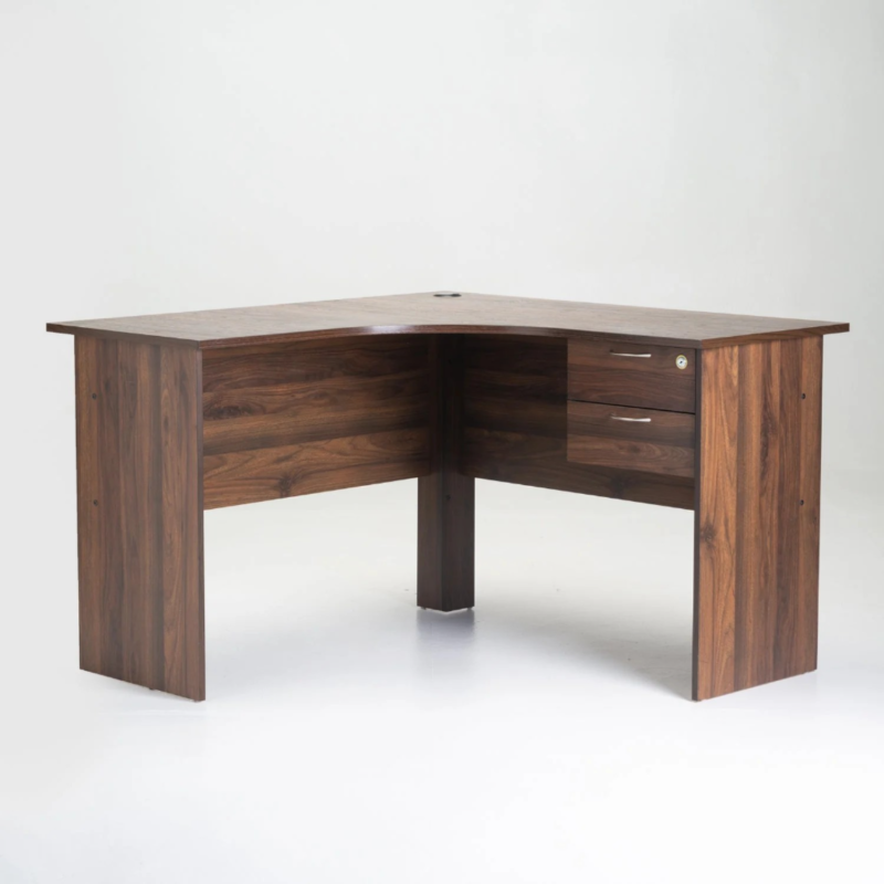 1.2m L-shaped office desk - Image 6