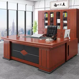 1.8m L-shaped executive desk