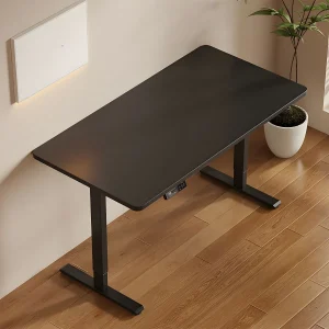 120cm black height adjustable standing desk