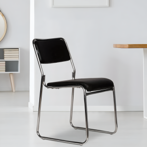 Stackable chrome visitor chair