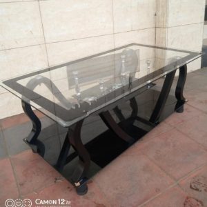 Reception Glass Office Coffee Table