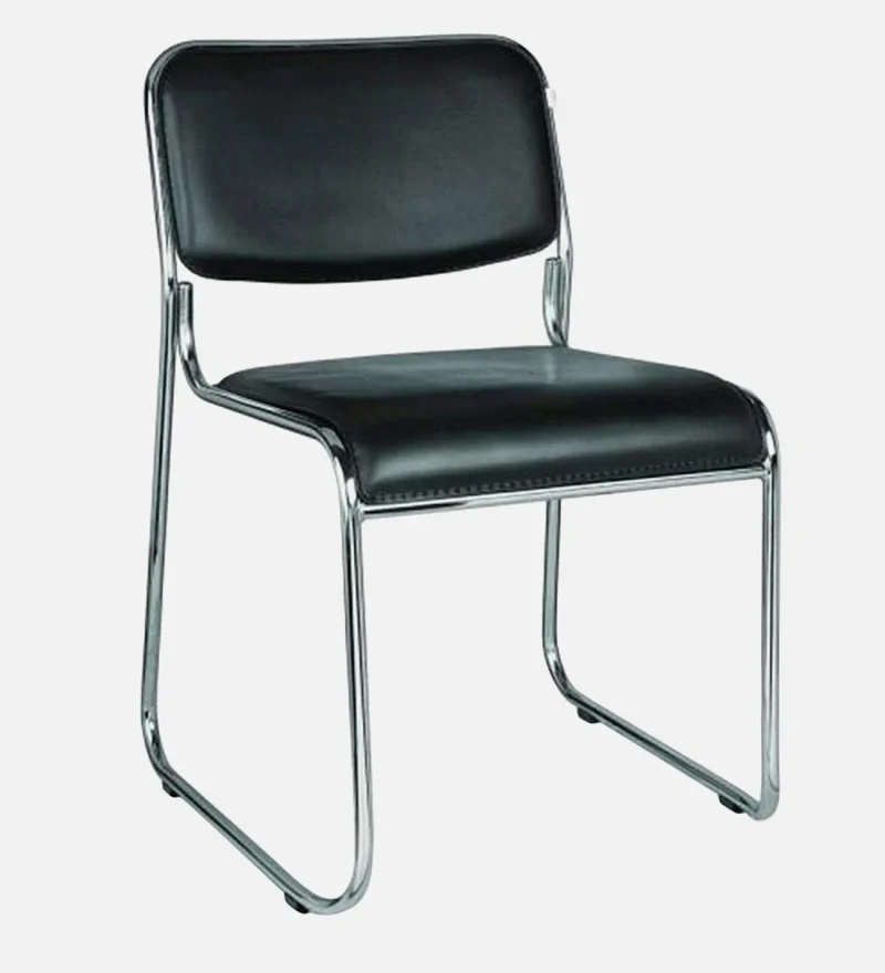 Chrome office visitor chair - Image 3
