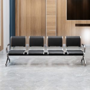 4 seater office waiting bench