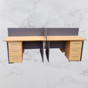 Custom 4-Way office workstation