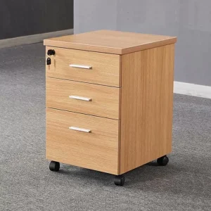 3-drawer movable pedestal