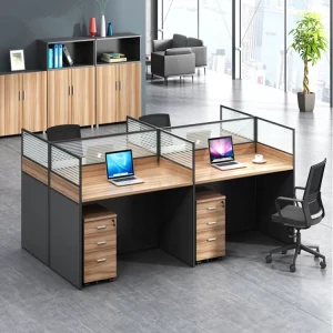4-seater office workstation