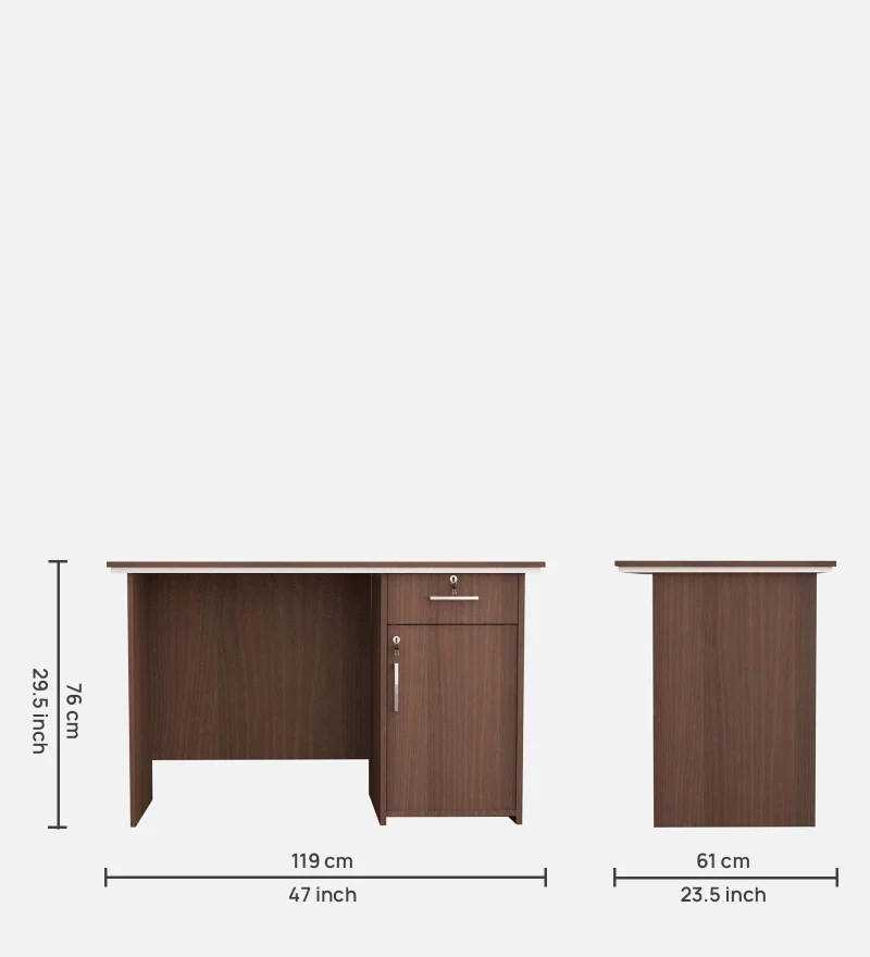 1200mm executive desk with drawers - Image 3