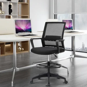 Drafting tall ergonomic office chair