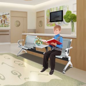 2-seater waiting bench with  coffee table