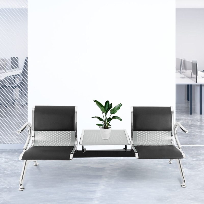 2 seater modern waiting chair - Image 4