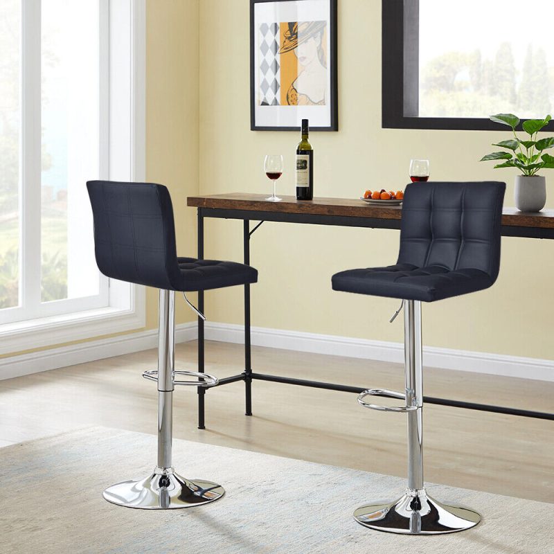Black Swivel barstool - Image 3