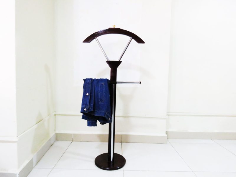 Wooden office coat hanger